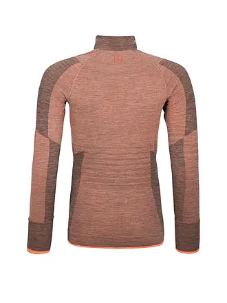 ORTOVOX | Camiseta funcional con cremallera para mujer 230 Competition | dunkelrot